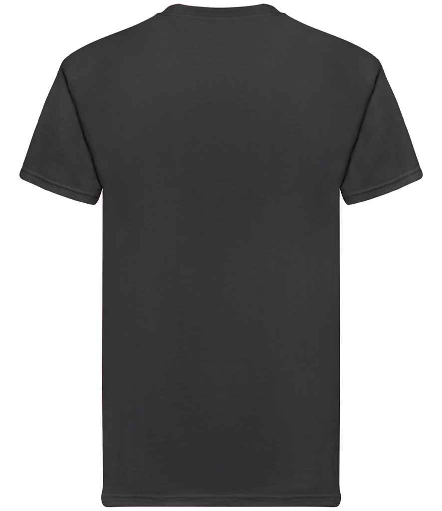 Fruit of the Loom SS10 Black Back -  Ready to be Embroidered and Printed by Custard Workwear - Cheap Personalised and Customised Workwear in Nottinghamshire, Derbyshire and Leicestershire