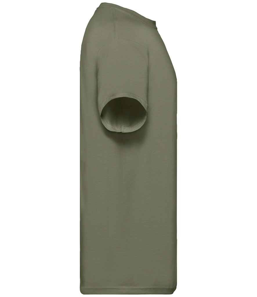 Fruit of the Loom SS10 Classic Olive Right -  Ready to be Embroidered and Printed by Custard Workwear - Cheap Personalised and Customised Workwear in Nottinghamshire, Derbyshire and Leicestershire