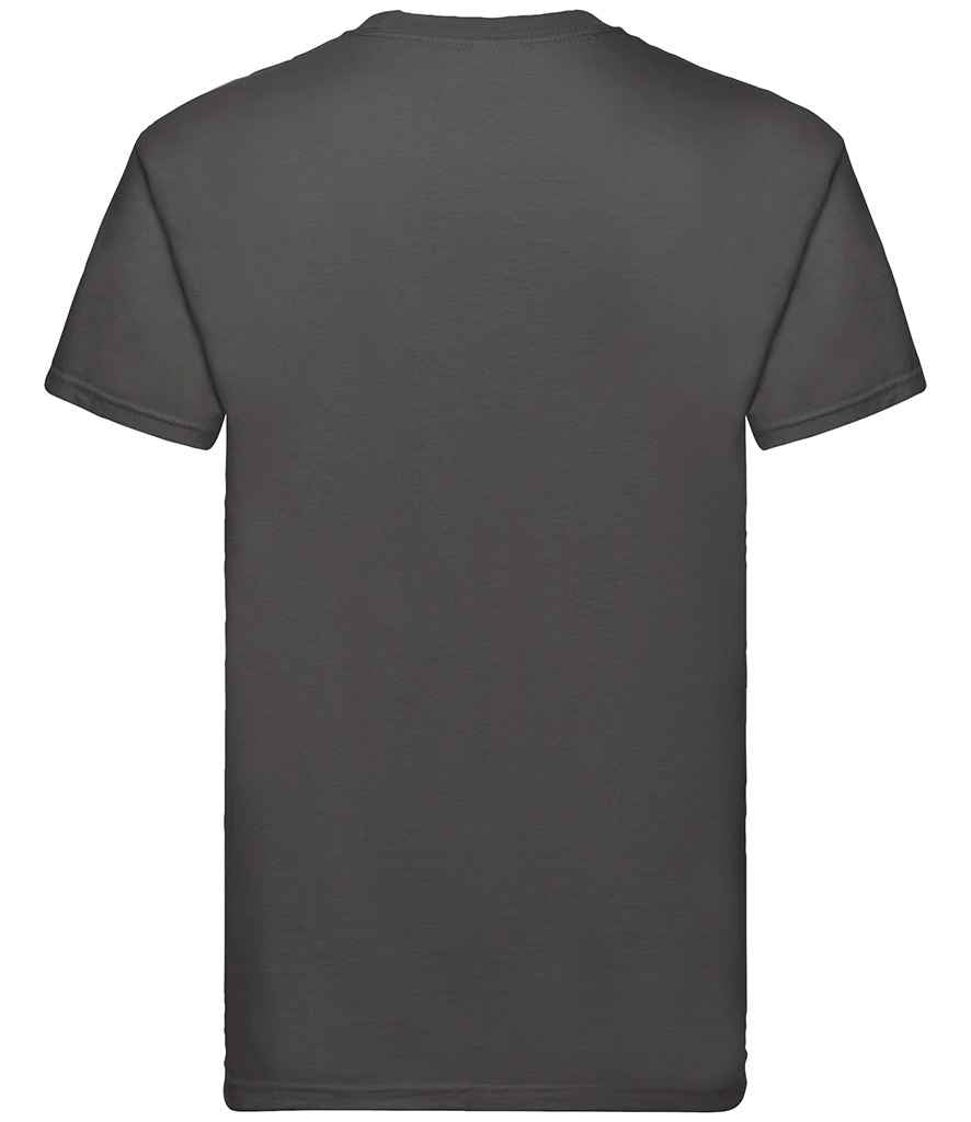 Fruit of the Loom SS10 Light Graphite Back -  Ready to be Embroidered and Printed by Custard Workwear - Cheap Personalised and Customised Workwear in Nottinghamshire, Derbyshire and Leicestershire