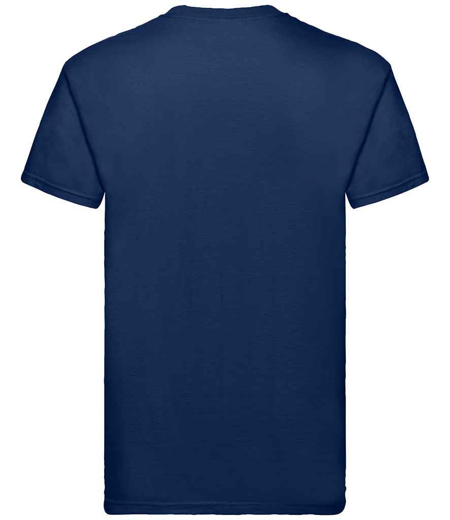 Fruit of the Loom SS10 Navy Back -  Ready to be Embroidered and Printed by Custard Workwear - Cheap Personalised and Customised Workwear in Nottinghamshire, Derbyshire and Leicestershire