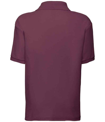 Fruit of the Loom SS11B Burgundy Back -  Ready to be Embroidered and Printed by Custard Workwear - Cheap Personalised and Customised Workwear in Nottinghamshire, Derbyshire and Leicestershire