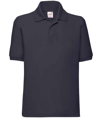 Fruit of the Loom SS11B Deep Navy Front -  Ready to be Embroidered and Printed by Custard Workwear - Cheap Personalised and Customised Workwear in Nottinghamshire, Derbyshire and Leicestershire