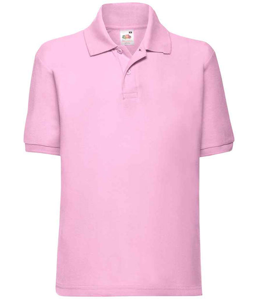 Fruit of the Loom SS11B Light Pink Front -  Ready to be Embroidered and Printed by Custard Workwear - Cheap Personalised and Customised Workwear in Nottinghamshire, Derbyshire and Leicestershire