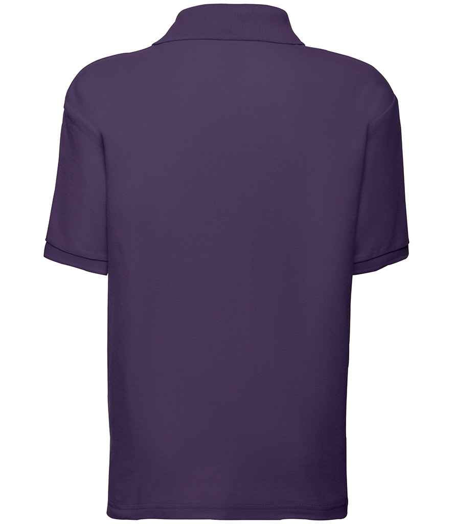 Fruit of the Loom SS11B Purple Back -  Ready to be Embroidered and Printed by Custard Workwear - Cheap Personalised and Customised Workwear in Nottinghamshire, Derbyshire and Leicestershire