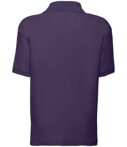 Fruit of the Loom SS11B Purple Back -  Ready to be Embroidered and Printed by Custard Workwear - Cheap Personalised and Customised Workwear in Nottinghamshire, Derbyshire and Leicestershire