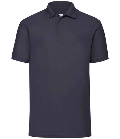 Fruit of the Loom SS11 Deep Navy Front -  Ready to be Embroidered and Printed by Custard Workwear - Cheap Personalised and Customised Workwear in Nottinghamshire, Derbyshire and Leicestershire