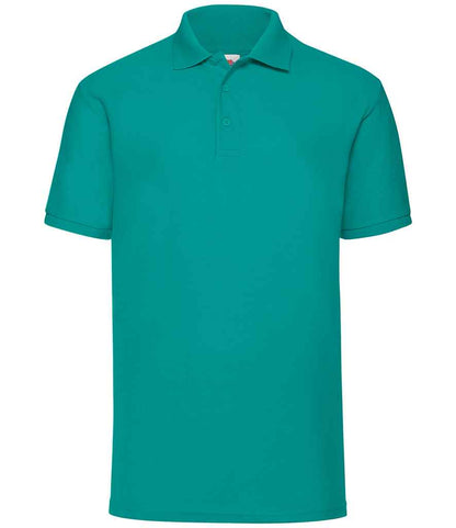 Fruit of the Loom SS11 Emerald Front -  Ready to be Embroidered and Printed by Custard Workwear - Cheap Personalised and Customised Workwear in Nottinghamshire, Derbyshire and Leicestershire