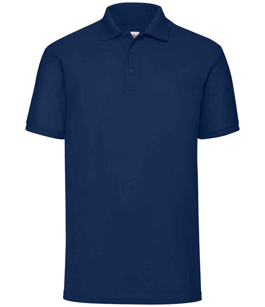 Fruit of the Loom SS11 Navy Front -  Ready to be Embroidered and Printed by Custard Workwear - Cheap Personalised and Customised Workwear in Nottinghamshire, Derbyshire and Leicestershire