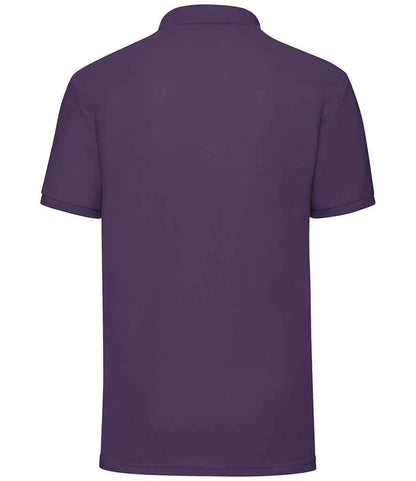 Fruit of the Loom SS11 Purple Back -  Ready to be Embroidered and Printed by Custard Workwear - Cheap Personalised and Customised Workwear in Nottinghamshire, Derbyshire and Leicestershire