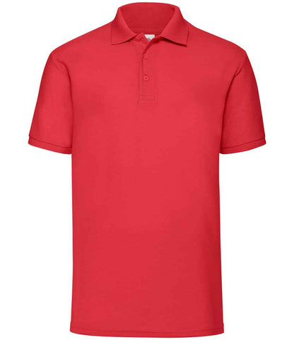 Fruit of the Loom SS11 Red Front -  Ready to be Embroidered and Printed by Custard Workwear - Cheap Personalised and Customised Workwear in Nottinghamshire, Derbyshire and Leicestershire