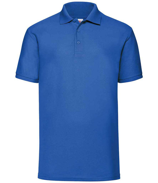 Fruit of the Loom SS11 Royal Blue Front -  Ready to be Embroidered and Printed by Custard Workwear - Cheap Personalised and Customised Workwear in Nottinghamshire, Derbyshire and Leicestershire