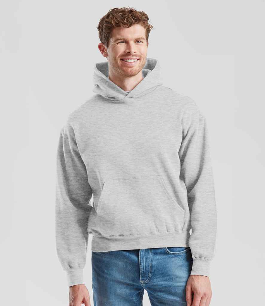 Fruit of the Loom SS142 Athletic Heather Model -  Ready to be Embroidered and Printed by Custard Workwear - Cheap Personalised and Customised Workwear in Nottinghamshire, Derbyshire and Leicestershire