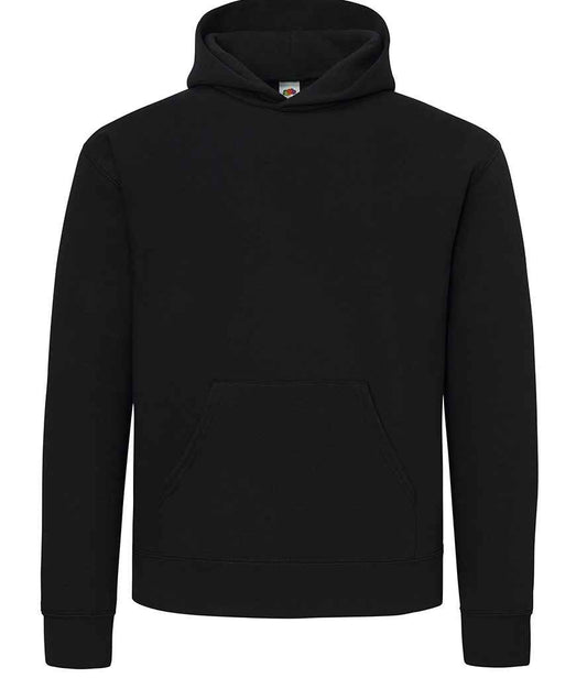 Fruit of the Loom SS142 Black Front -  Ready to be Embroidered and Printed by Custard Workwear - Cheap Personalised and Customised Workwear in Nottinghamshire, Derbyshire and Leicestershire