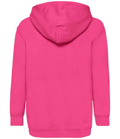 Fruit of the Loom SS14B Fuchsia Back -  Ready to be Embroidered and Printed by Custard Workwear - Cheap Personalised and Customised Workwear in Nottinghamshire, Derbyshire and Leicestershire