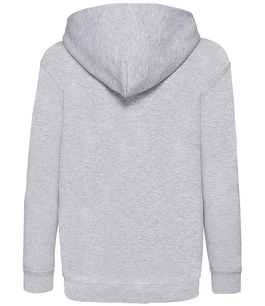 Fruit of the Loom SS14B Heather Grey Back -  Ready to be Embroidered and Printed by Custard Workwear - Cheap Personalised and Customised Workwear in Nottinghamshire, Derbyshire and Leicestershire