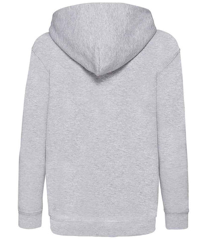 Fruit of the Loom SS14B Heather Grey Back -  Ready to be Embroidered and Printed by Custard Workwear - Cheap Personalised and Customised Workwear in Nottinghamshire, Derbyshire and Leicestershire