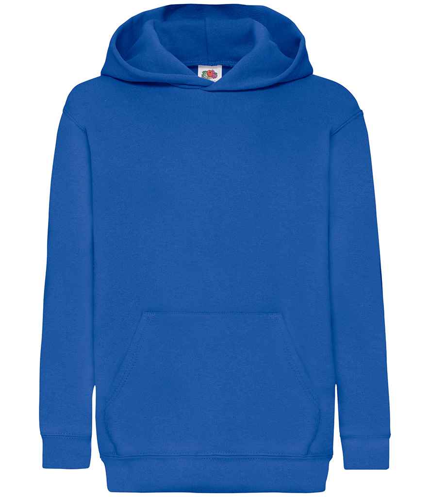 Fruit of the Loom SS14B Royal Blue Front -  Ready to be Embroidered and Printed by Custard Workwear - Cheap Personalised and Customised Workwear in Nottinghamshire, Derbyshire and Leicestershire