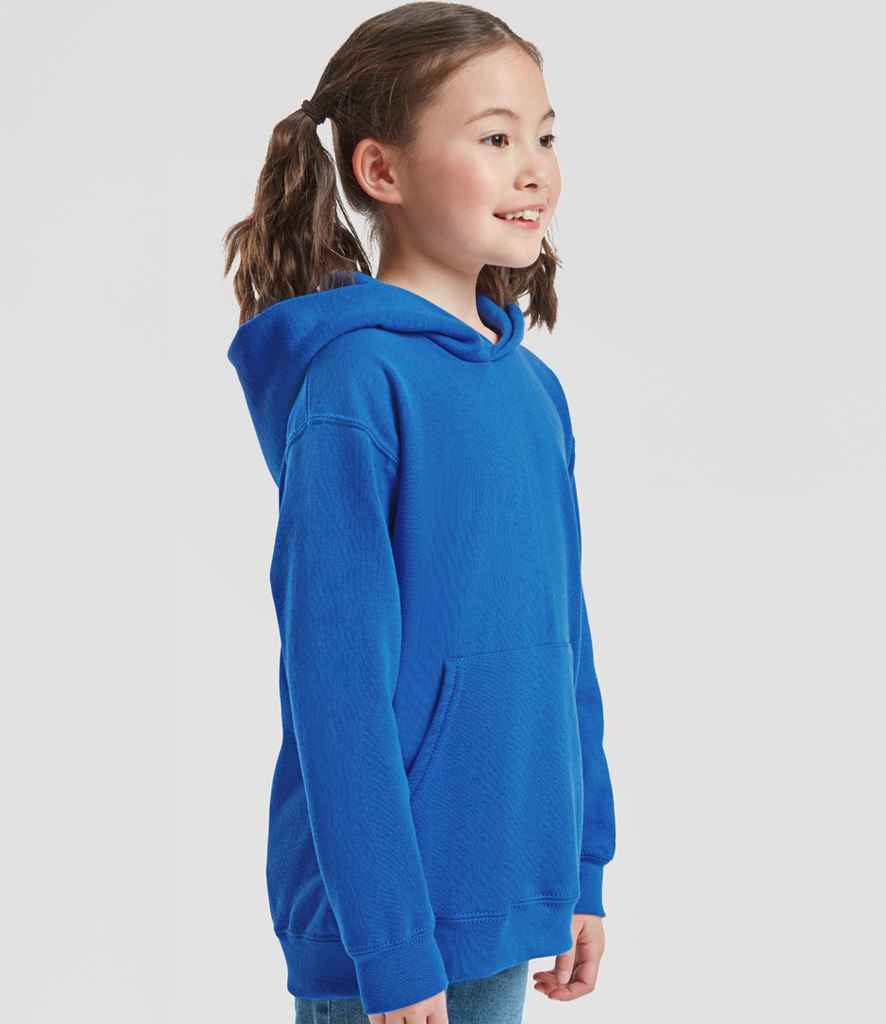 Fruit of the Loom SS14B Royal Blue Model -  Ready to be Embroidered and Printed by Custard Workwear - Cheap Personalised and Customised Workwear in Nottinghamshire, Derbyshire and Leicestershire