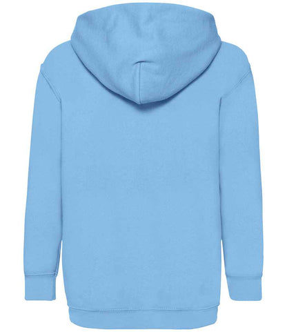 Fruit of the Loom SS14B Sky Blue Back -  Ready to be Embroidered and Printed by Custard Workwear - Cheap Personalised and Customised Workwear in Nottinghamshire, Derbyshire and Leicestershire