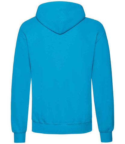 Fruit of the Loom SS14 Azure Back -  Ready to be Embroidered and Printed by Custard Workwear - Cheap Personalised and Customised Workwear in Nottinghamshire, Derbyshire and Leicestershire
