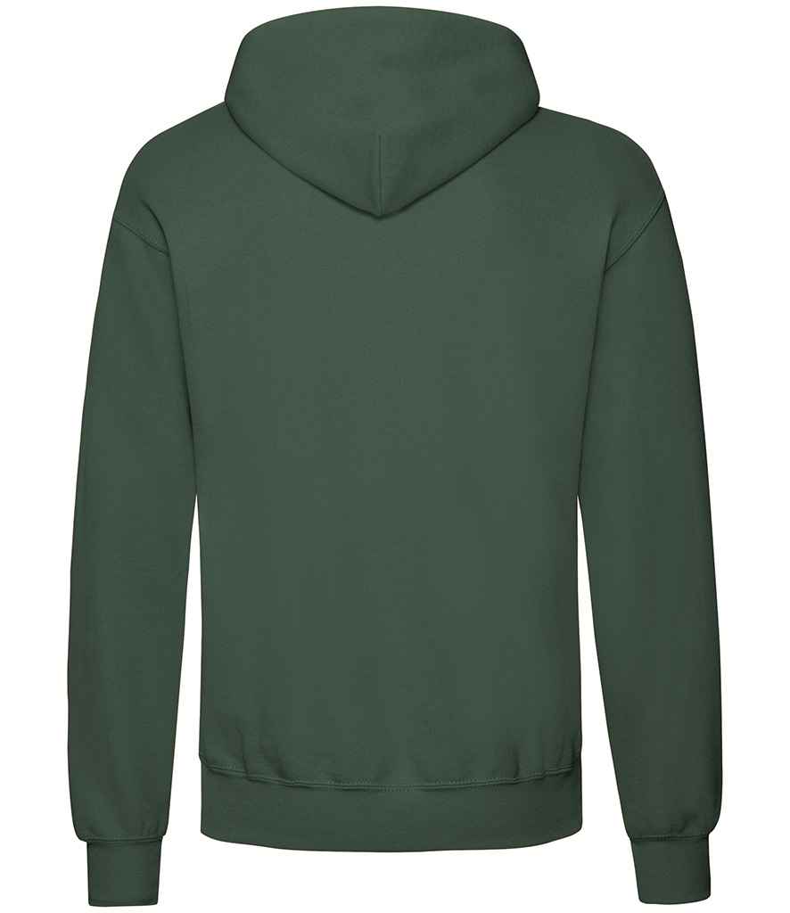 Fruit of the Loom SS14 Bottle Green Back -  Ready to be Embroidered and Printed by Custard Workwear - Cheap Personalised and Customised Workwear in Nottinghamshire, Derbyshire and Leicestershire