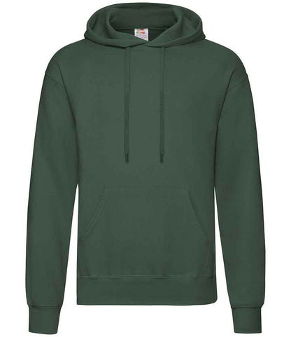 Fruit of the Loom SS14 Bottle Green Front -  Ready to be Embroidered and Printed by Custard Workwear - Cheap Personalised and Customised Workwear in Nottinghamshire, Derbyshire and Leicestershire