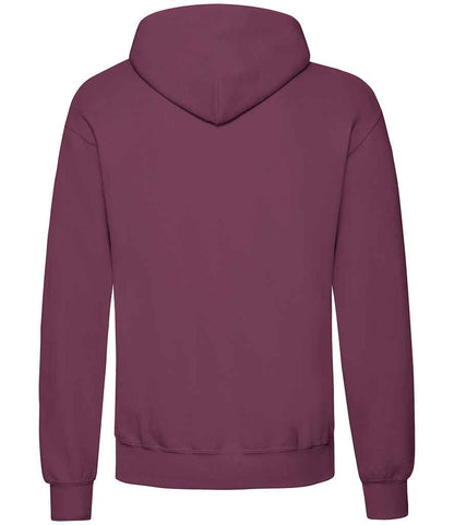 Fruit of the Loom SS14 Burgundy Back -  Ready to be Embroidered and Printed by Custard Workwear - Cheap Personalised and Customised Workwear in Nottinghamshire, Derbyshire and Leicestershire