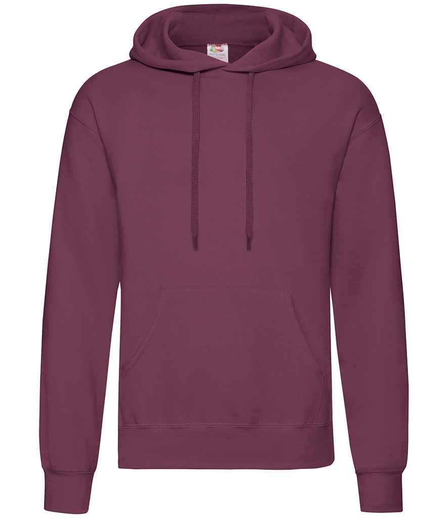 Fruit of the Loom SS14 Burgundy Front -  Ready to be Embroidered and Printed by Custard Workwear - Cheap Personalised and Customised Workwear in Nottinghamshire, Derbyshire and Leicestershire