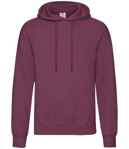 Fruit of the Loom SS14 Burgundy Front -  Ready to be Embroidered and Printed by Custard Workwear - Cheap Personalised and Customised Workwear in Nottinghamshire, Derbyshire and Leicestershire