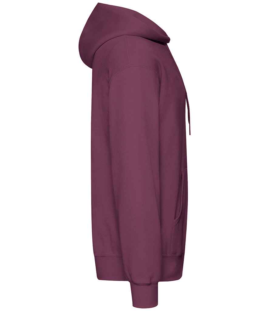 Fruit of the Loom SS14 Burgundy Right -  Ready to be Embroidered and Printed by Custard Workwear - Cheap Personalised and Customised Workwear in Nottinghamshire, Derbyshire and Leicestershire