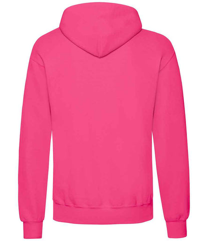 Fruit of the Loom SS14 Fuchsia Back -  Ready to be Embroidered and Printed by Custard Workwear - Cheap Personalised and Customised Workwear in Nottinghamshire, Derbyshire and Leicestershire