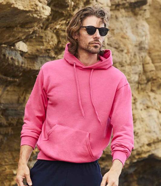 Fruit of the Loom SS14 Fuchsia Model -  Ready to be Embroidered and Printed by Custard Workwear - Cheap Personalised and Customised Workwear in Nottinghamshire, Derbyshire and Leicestershire