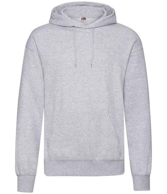 Fruit of the Loom SS14 Heather Grey Front -  Ready to be Embroidered and Printed by Custard Workwear - Cheap Personalised and Customised Workwear in Nottinghamshire, Derbyshire and Leicestershire