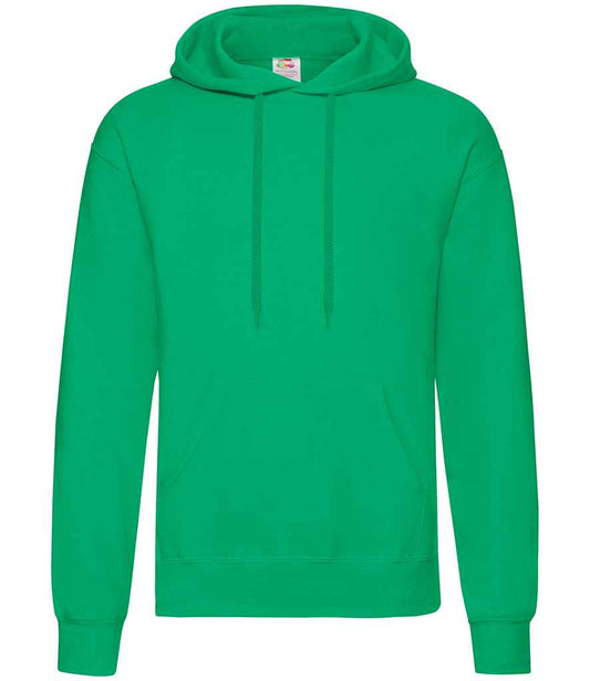 Fruit of the Loom SS14 Kelly Green Front -  Ready to be Embroidered and Printed by Custard Workwear - Cheap Personalised and Customised Workwear in Nottinghamshire, Derbyshire and Leicestershire