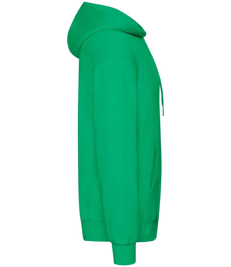 Fruit of the Loom SS14 Kelly Green Right -  Ready to be Embroidered and Printed by Custard Workwear - Cheap Personalised and Customised Workwear in Nottinghamshire, Derbyshire and Leicestershire