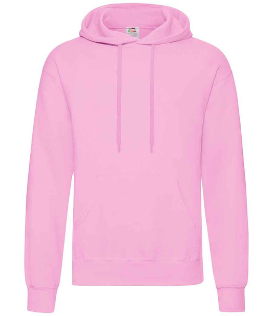 Fruit of the Loom SS14 Light Pink Front -  Ready to be Embroidered and Printed by Custard Workwear - Cheap Personalised and Customised Workwear in Nottinghamshire, Derbyshire and Leicestershire
