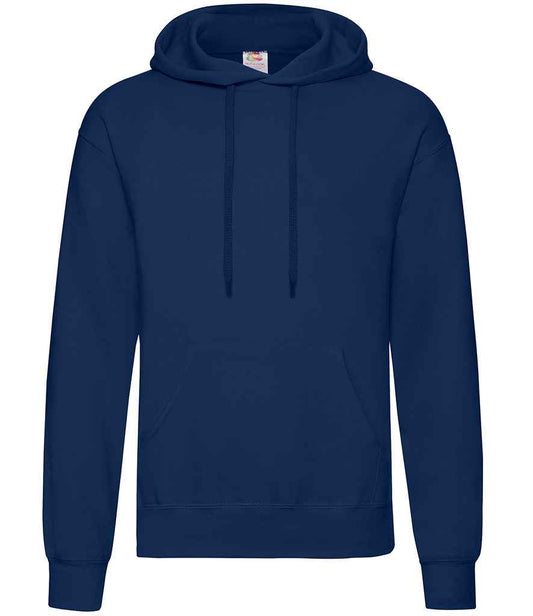 Fruit of the Loom SS14 Navy Front -  Ready to be Embroidered and Printed by Custard Workwear - Cheap Personalised and Customised Workwear in Nottinghamshire, Derbyshire and Leicestershire