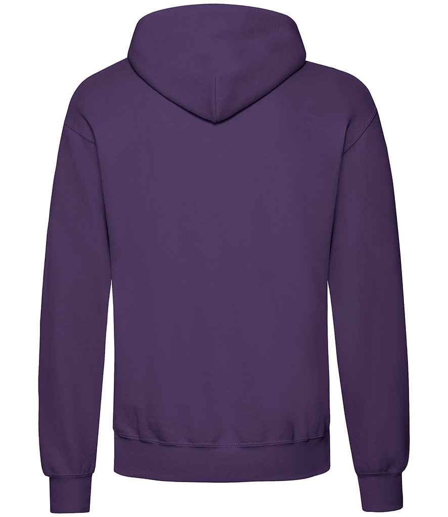 Fruit of the Loom SS14 Purple Back -  Ready to be Embroidered and Printed by Custard Workwear - Cheap Personalised and Customised Workwear in Nottinghamshire, Derbyshire and Leicestershire