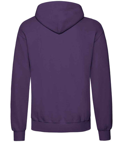 Fruit of the Loom SS14 Purple Back -  Ready to be Embroidered and Printed by Custard Workwear - Cheap Personalised and Customised Workwear in Nottinghamshire, Derbyshire and Leicestershire