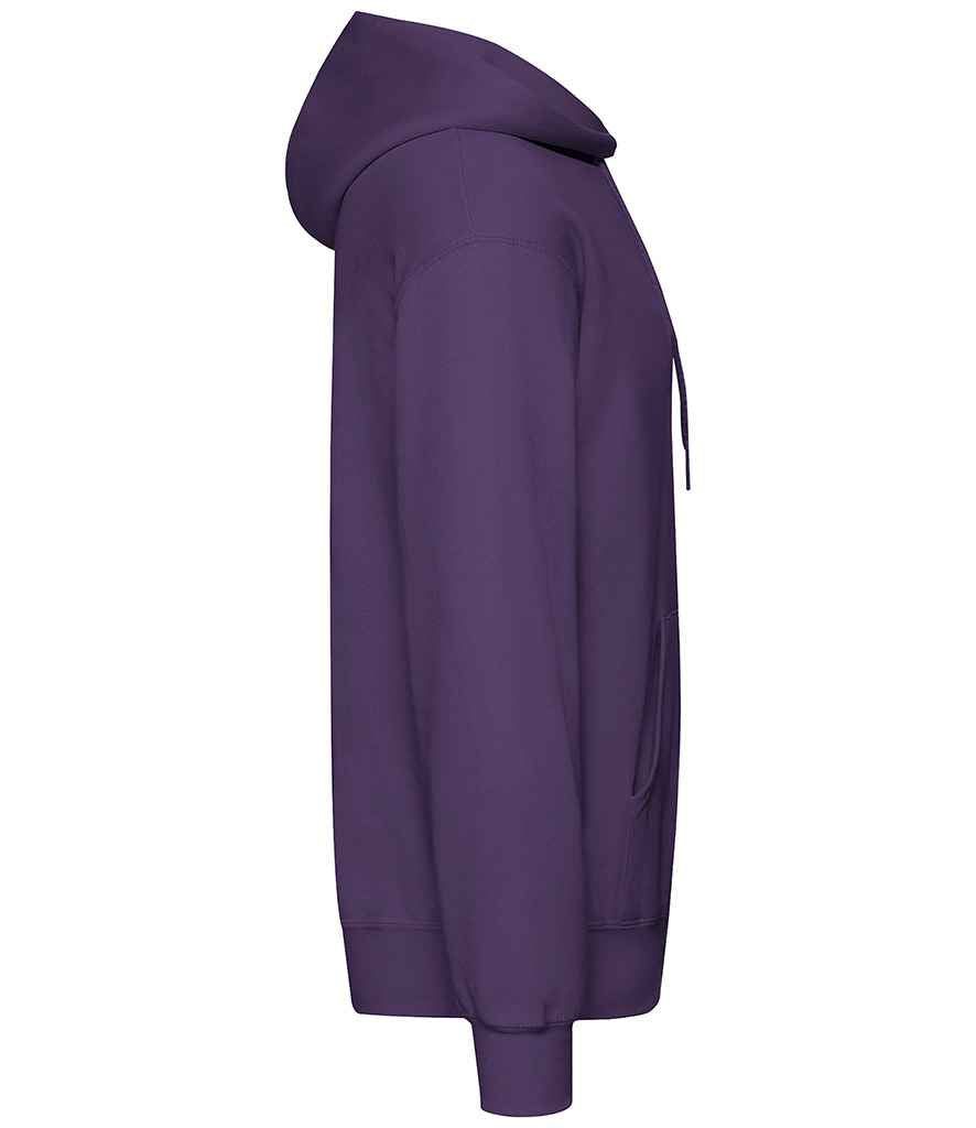 Fruit of the Loom SS14 Purple Right -  Ready to be Embroidered and Printed by Custard Workwear - Cheap Personalised and Customised Workwear in Nottinghamshire, Derbyshire and Leicestershire