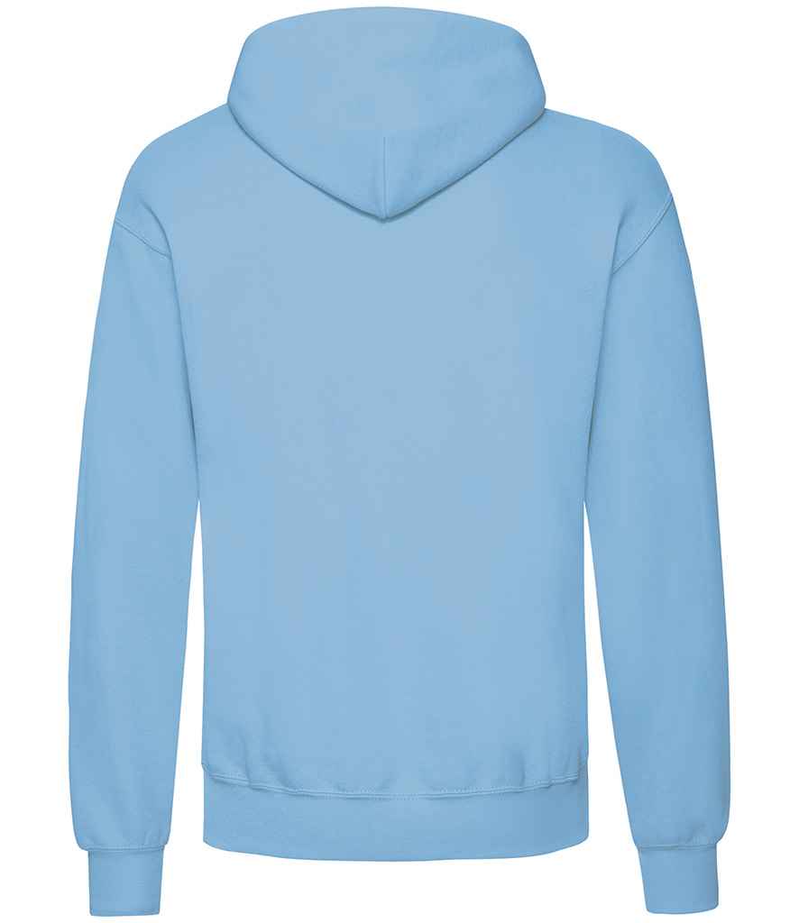 Fruit of the Loom SS14 Sky Blue Back -  Ready to be Embroidered and Printed by Custard Workwear - Cheap Personalised and Customised Workwear in Nottinghamshire, Derbyshire and Leicestershire