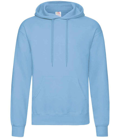 Fruit of the Loom SS14 Sky Blue Front -  Ready to be Embroidered and Printed by Custard Workwear - Cheap Personalised and Customised Workwear in Nottinghamshire, Derbyshire and Leicestershire