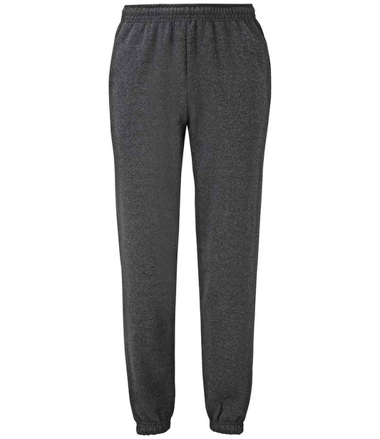 Fruit of the Loom SS15 Dark Heather Front -  Ready to be Printed by Custard Workwear - Cheap Personalised and Customised Workwear in Nottinghamshire, Derbyshire and Leicestershire