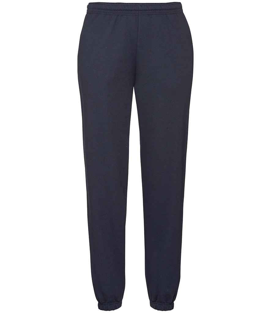 Fruit of the Loom SS15 Deep Navy Front -  Ready to be Printed by Custard Workwear - Cheap Personalised and Customised Workwear in Nottinghamshire, Derbyshire and Leicestershire