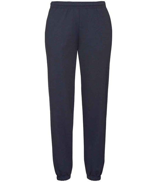 Fruit of the Loom SS15 Deep Navy Front -  Ready to be Printed by Custard Workwear - Cheap Personalised and Customised Workwear in Nottinghamshire, Derbyshire and Leicestershire