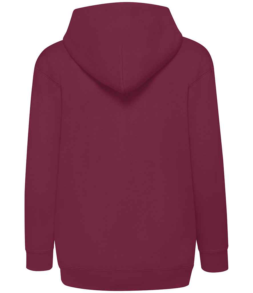 Fruit of the Loom SS16B Burgundy Back -  Ready to be Embroidered and Printed by Custard Workwear - Cheap Personalised and Customised Workwear in Nottinghamshire, Derbyshire and Leicestershire