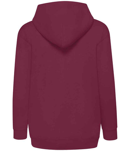 Fruit of the Loom SS16B Burgundy Back -  Ready to be Embroidered and Printed by Custard Workwear - Cheap Personalised and Customised Workwear in Nottinghamshire, Derbyshire and Leicestershire