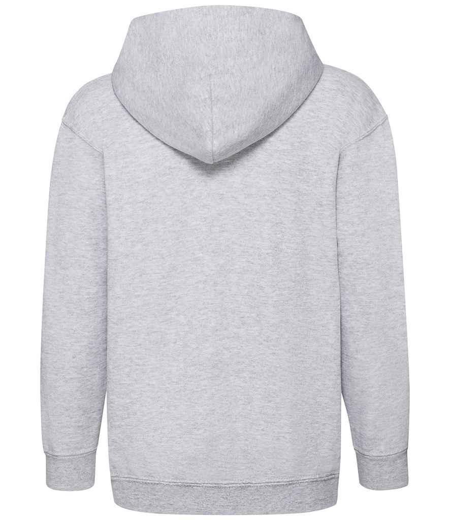 Fruit of the Loom SS16B Heather Grey Back -  Ready to be Embroidered and Printed by Custard Workwear - Cheap Personalised and Customised Workwear in Nottinghamshire, Derbyshire and Leicestershire