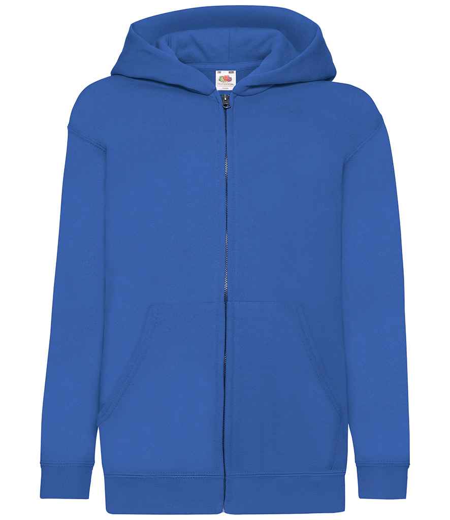 Fruit of the Loom SS16B Royal Blue Front -  Ready to be Embroidered and Printed by Custard Workwear - Cheap Personalised and Customised Workwear in Nottinghamshire, Derbyshire and Leicestershire