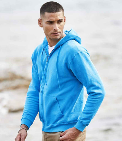 Fruit of the Loom SS16 Azure Model -  Ready to be Embroidered and Printed by Custard Workwear - Cheap Personalised and Customised Workwear in Nottinghamshire, Derbyshire and Leicestershire
